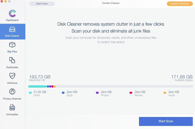 mac disk cleaner free android